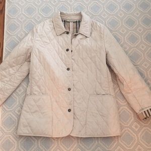 Burberry quilted jacket size small
